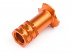 ALUMINUM BALL DIFF HUB (RIGHT/FOAM TIRE/ORANGE)