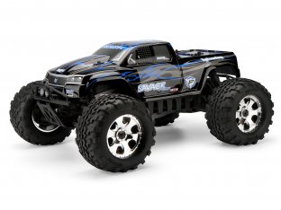 #104947 - SAVAGE FLUX GT-2 PAINTED BODY (BLACK/GRAY/BLUE)