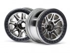 SPLIT 8 TRUCK WHEEL (2.2in/CHROME/2PCS)