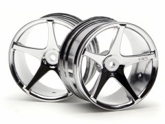 SUPER STAR WHEEL 57x35mm (2.2  in.) CHROME