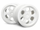 6 SPOKE WHEEL WHITE (83x56mm/2pcs)