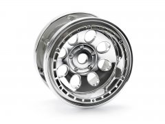 ROCK 8 BEAD LOCK WHEEL CHROME (2.2in/55x36mm/2pcs)