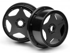 SUPER STAR WHEEL BLACK (120x60mm/2pcs)