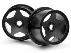 SUPER STAR WHEEL BLACK (120x75mm/2pcs)