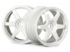 TE37 WHEEL 26mm WHITE (0mm OFFSET)