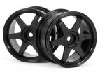 TE37 WHEEL 26mm BLACK (0mm OFFSET)