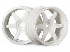 TE37 WHEEL 26mm WHITE (6mm OFFSET)