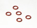 SILICONE O-RING 4.5x6.6mm (RED/5pcs)