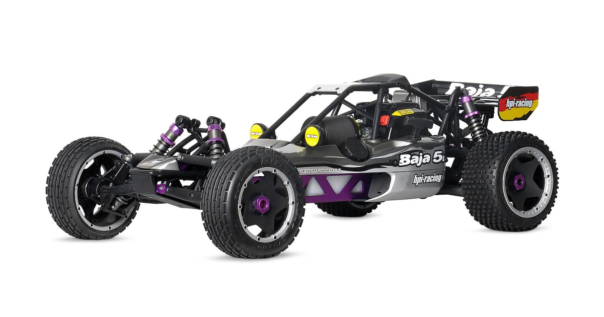 #7792 BAJA 5B BUGGY PAINTED BODY (GRAPHITE GRAY/SILVER)