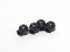 BALL 6.8x7.3x3mm (BLACK/4pcs)