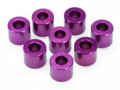 SPACER 4x8x6.5mm(PURPLE/8pcs)