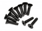 TP. FLAT HEAD SCREW M3x12mm (HEX SOCKET/10pcs)