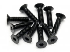 FLAT HEAD SCREW M4x15mm (HEX SOCKET/10pcs)