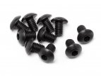 BUTTON HEAD SCREW M4x6mm (HEX SOCKET/10pcs)