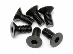 FLAT HEAD SCREW M6x14mm (HEX SOCKET/6pcs)