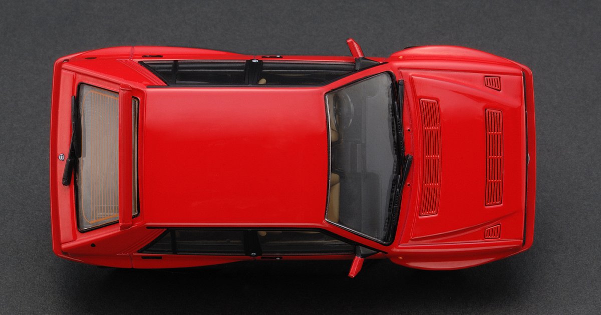 #978 Lancia Delta HF integrale evoluzione Red
