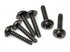 TP. FLANGED SCREW M3x15mm (6pcs)