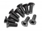 FLAT HEAD SCREW M4x12mm (6pcs)