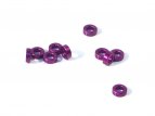 ALUMINUM WASHER 3x6x2.0mm (PURPLE/10pcs)